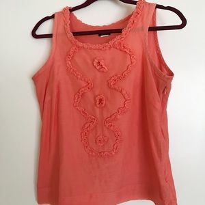 Peach Sleeveless Top